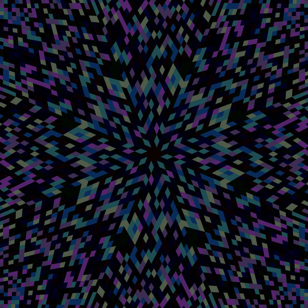 Abstrakti hypnoottinen geometrinen laatoitettu kuvio taustakuvio
 - Vektori, kuva