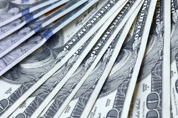 close-up de dinheiro, fundo abstrato
 - Foto, Imagem