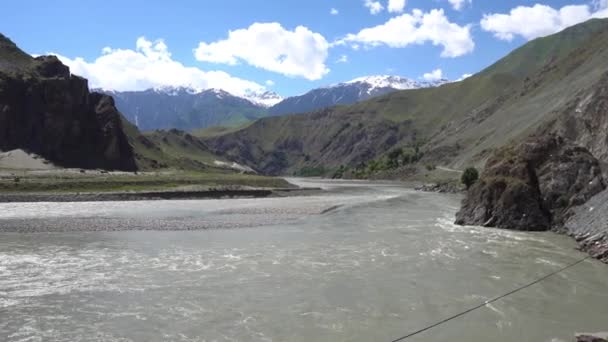 Qalai khumb do Khorugh Pamir autostrady 29 - Materiał filmowy, wideo