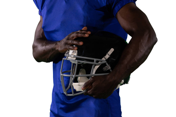 American Football Player isolated on white background  - Φωτογραφία, εικόνα