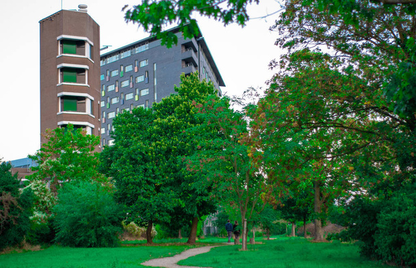 Park in front of Nijmegen University - Photo, Image
