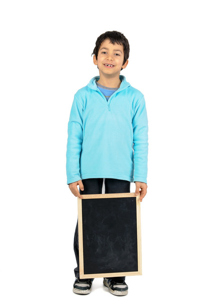 Niño con tabla
 - Foto, imagen