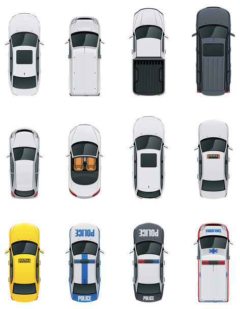 Vector cars set - Vector, Image
