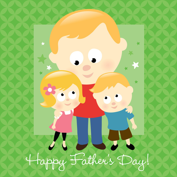 Happy Father 's Day - Blond
 - Вектор,изображение
