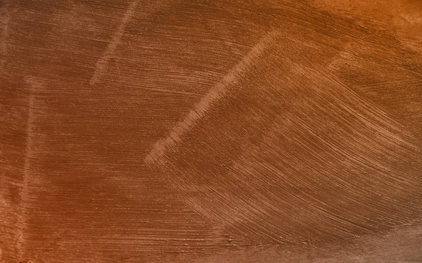 Lámina de fondo de textura de cobre metálico superficial cepillado abstracto - Foto, imagen