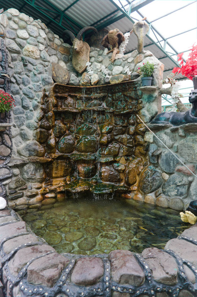 fountain well with a lot of decoration - Photo, Image