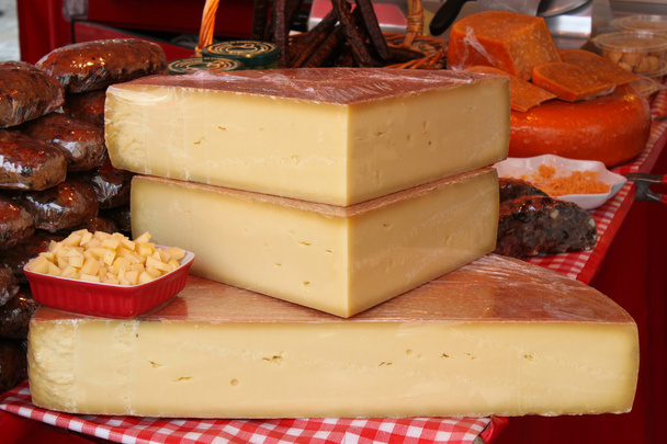 cheese on the farmer's market - Photo, Image