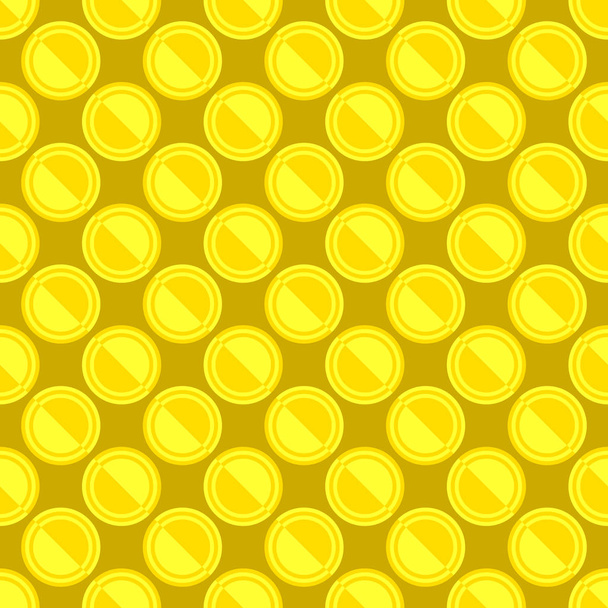Simple seamless circle pattern background design - Vector, Image