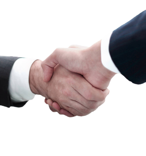 Close-up image of a firm handshake - Foto, imagen