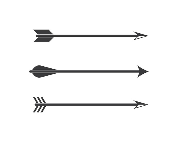 Illustration vectorielle d'icône de tir à l'arc Modèle de logo
 - Vecteur, image