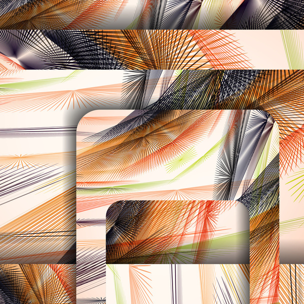 abstraktes Muster von Linien - Vektor, Bild
