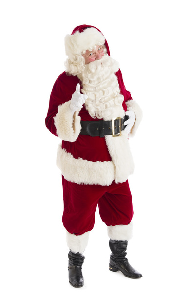 Portrait Of Santa Claus Pointing - Foto, imagen