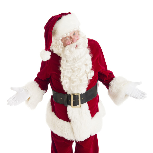Portrait Of Angry Santa Claus Gesturing - 写真・画像