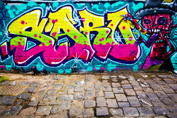 Arte callejero de artista no identificado. Melbourne
 - Foto, imagen