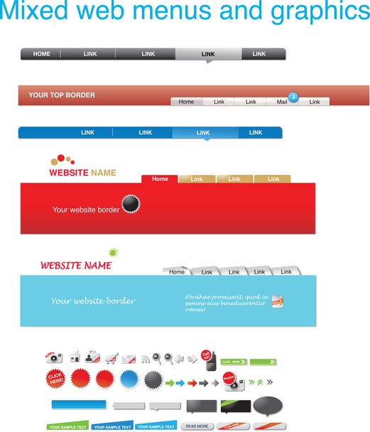 Webdesigners toolkit collection - Vektori, kuva