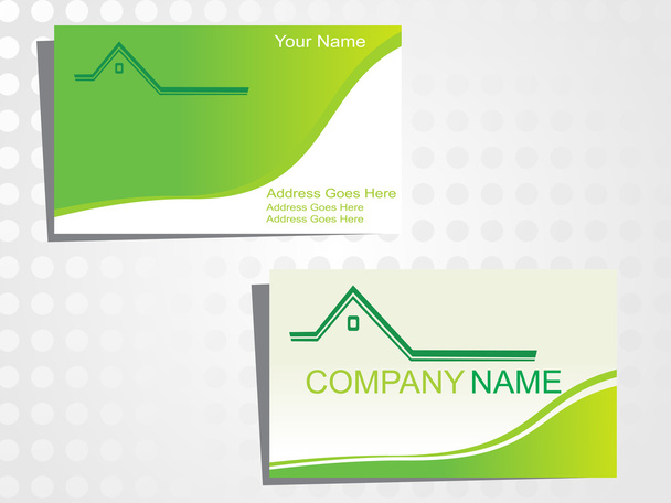 Real state business card - Vetor, Imagem