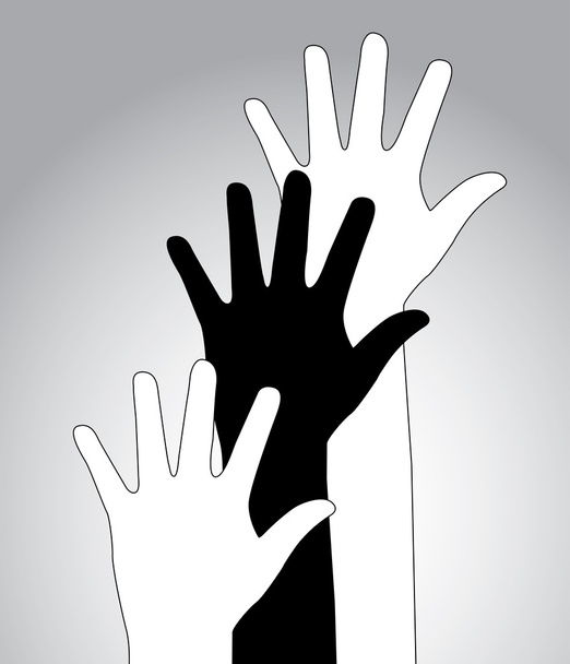 Руки вверх
 - Вектор,изображение
