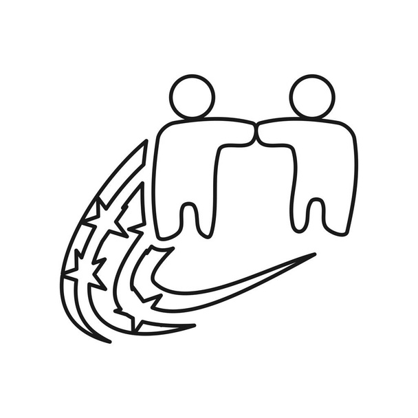 Люди зореутворення Команда Команда Співпрацюйте Логотип
 - Вектор, зображення