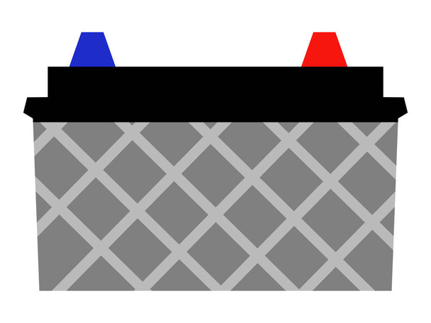 Vector, ilustración coloreada del acumulador. Motivos de la energía s
 - Vector, imagen