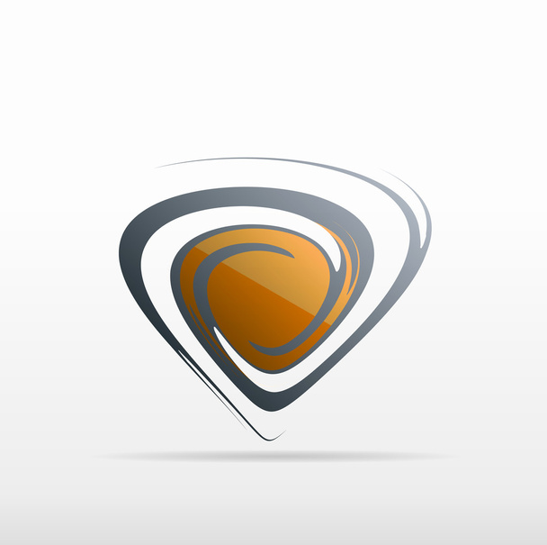 comunicação vetor dourado ícone design logotipo
 - Vetor, Imagem