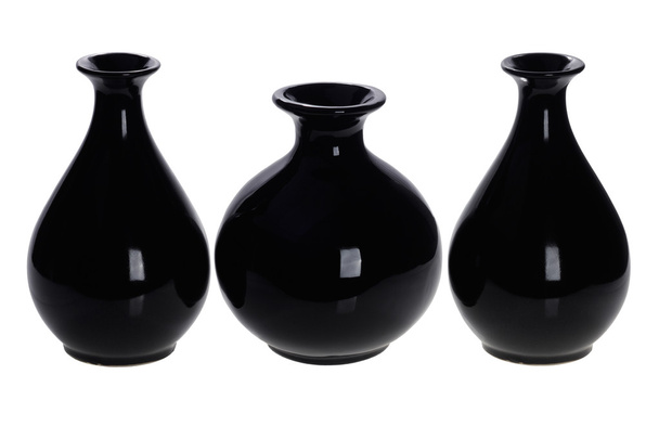 Three Black Wine Bottles - Photo, Image