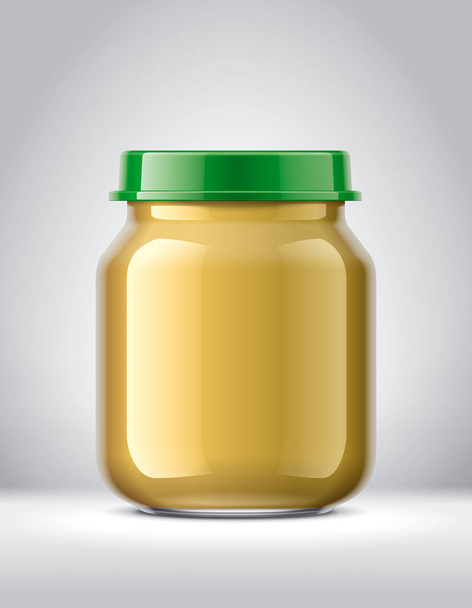 Jar for baby food.  - Photo, Image