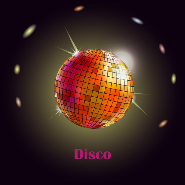 εικονογράφηση φορέας disco μπάλα - Διάνυσμα, εικόνα