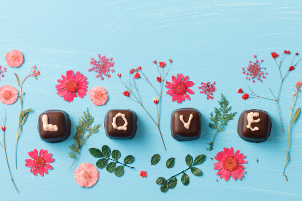 Chocolate Valentine's present - Фото, изображение