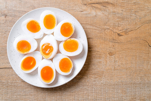 Soft Boiled Eggs - Foto, afbeelding
