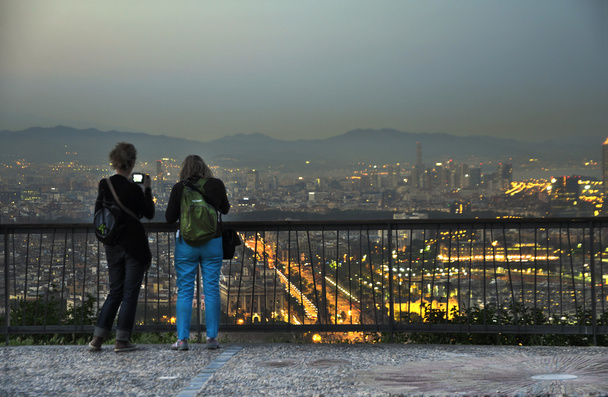 Barcelona City in the evening - Foto, Imagem