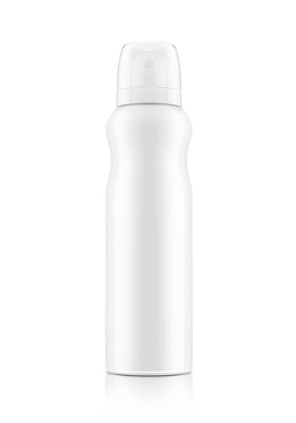 fehér alumínium kozmetikai spray palackot - Fotó, kép