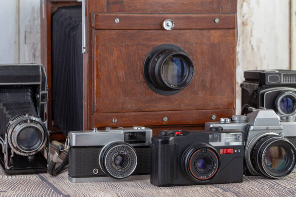 fotoaparát vintage staré školy retro zařízení fotografie - Fotografie, Obrázek