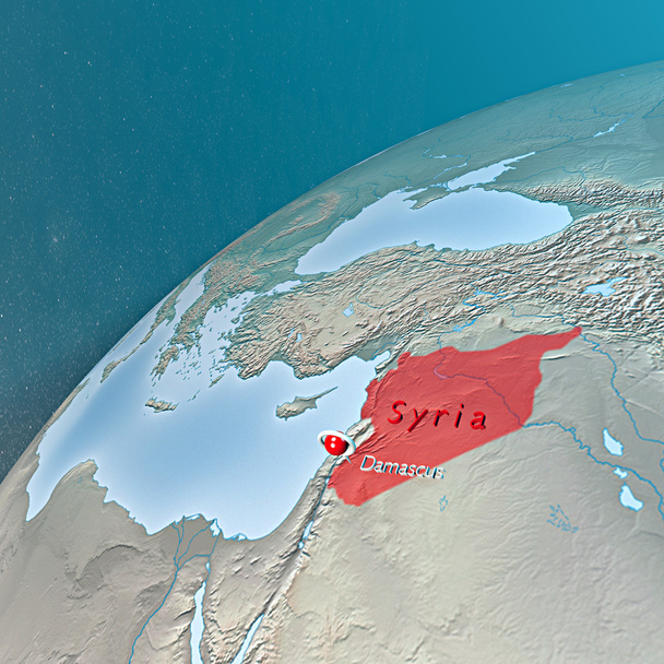Ortadoğu gibi uzaydan - Fotoğraf, Görsel