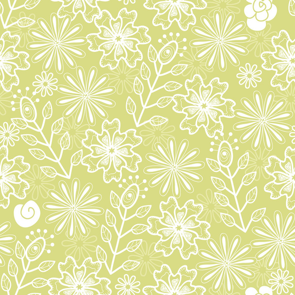 green floral background - Vektori, kuva