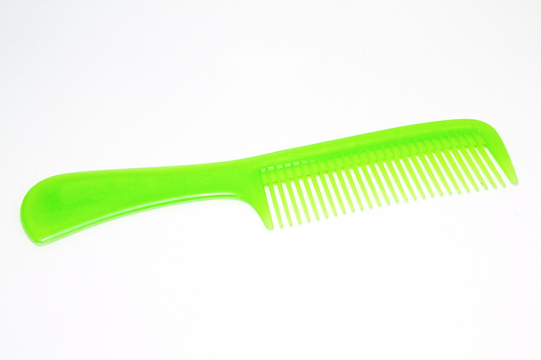 green hairbrush - Photo, Image