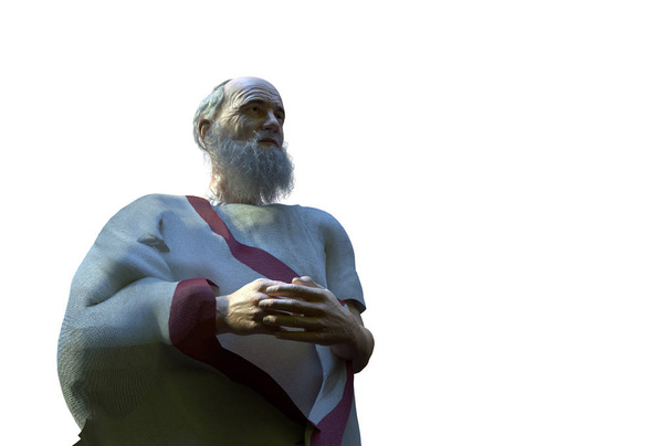 ókori görög filozófus, 3D-render - Fotó, kép