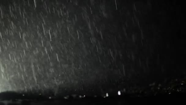 Különleges erők katona egy Rain. - Felvétel, videó
