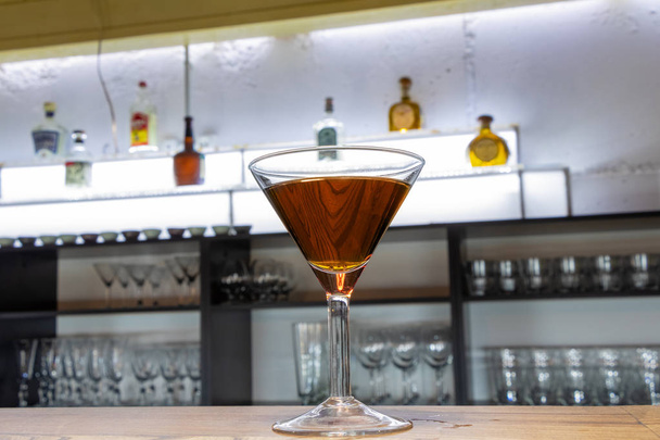 Tequila Bar. Laatste cocktail, Bar teller - Foto, afbeelding