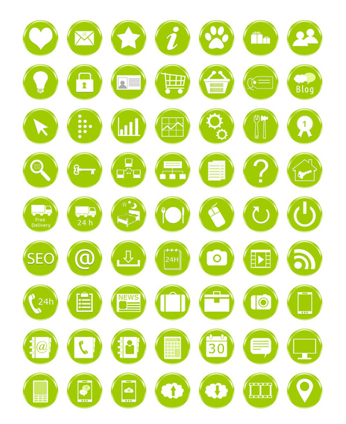 Green icons - Photo, Image
