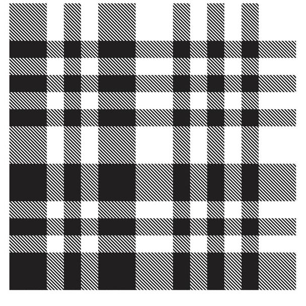 Colourful Classic Modern Plaid Tartan Seamless Print Pattern in Vector - This is a classic plaid(checkered/tartan) pattern suitable for shirt printing, jacquard patterns, backgrounds for various mediums and websites - Vector, Image