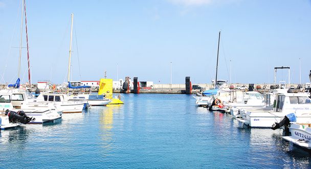 Hafen von playa blanca auf lanzarote - Foto, Bild