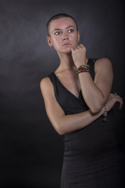 exotic woman with short hair - Valokuva, kuva