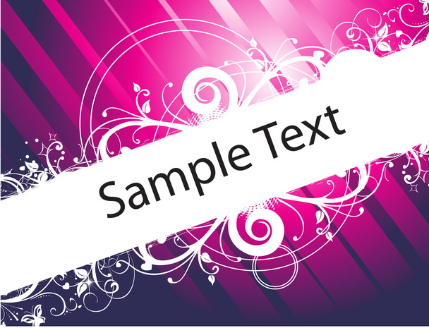 Banner vector for sample text - Vector, afbeelding