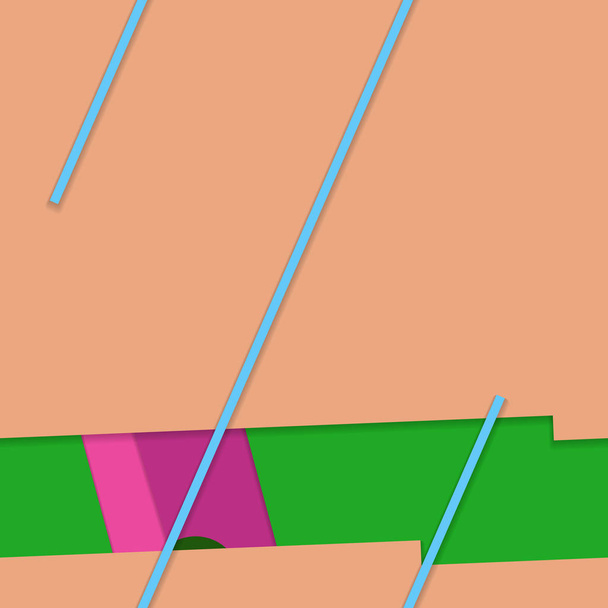 Geometrik formlar ile renkli kesintisiz arka plan - Fotoğraf, Görsel