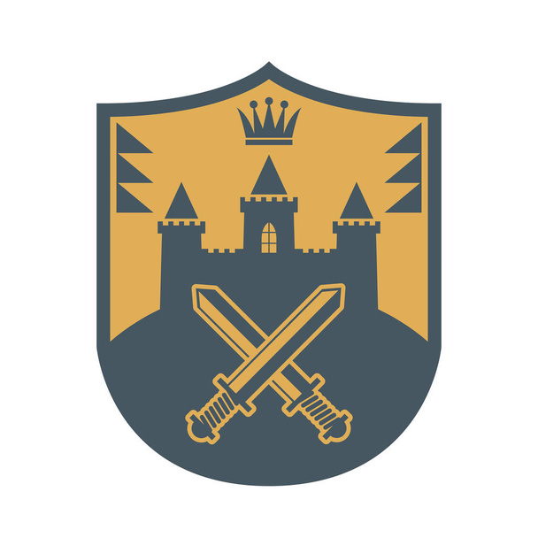 Королевский щит Льва
 - Вектор,изображение