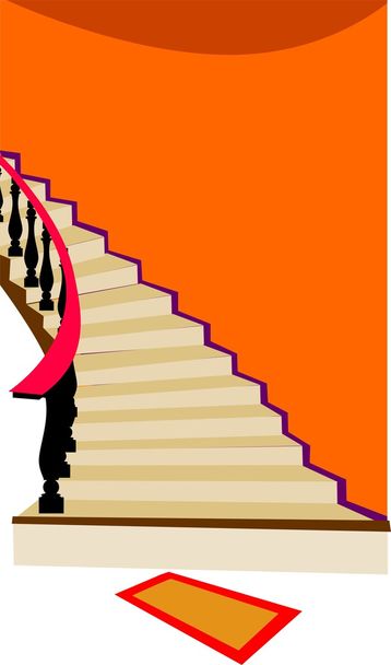 Staircase - Vector, Image