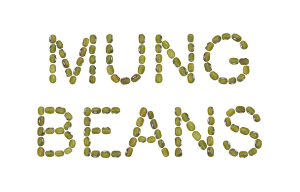 Слова mung beans написаны
 - Фото, изображение