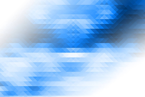 Lage poly Abstracte achtergrond in blauwe toon. - Foto, afbeelding