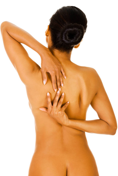 Woman with back apin - Photo, Image