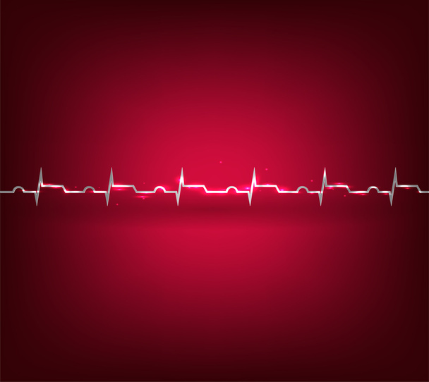 Sydänkohtaus - Vektori, kuva